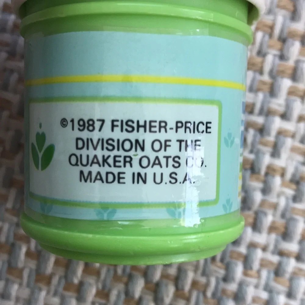 Vintage Fisher-Price Baby Food Set